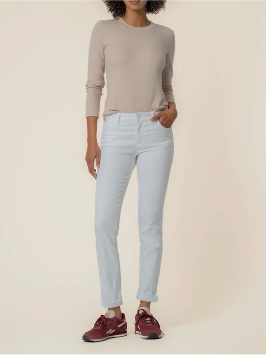 Kut from the Kloth Denim - Kut From The Kloth Catherine Boyfriend Jeans in Optic White